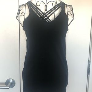 Brand new with tags black crossback tank - Small